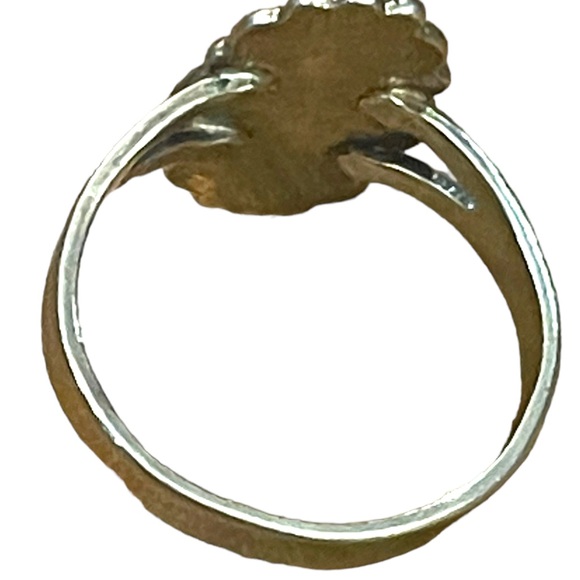 Vintage Sterling silver Bell Trading post Southwestern Turquoise  ring 925 - Picture 9 of 9